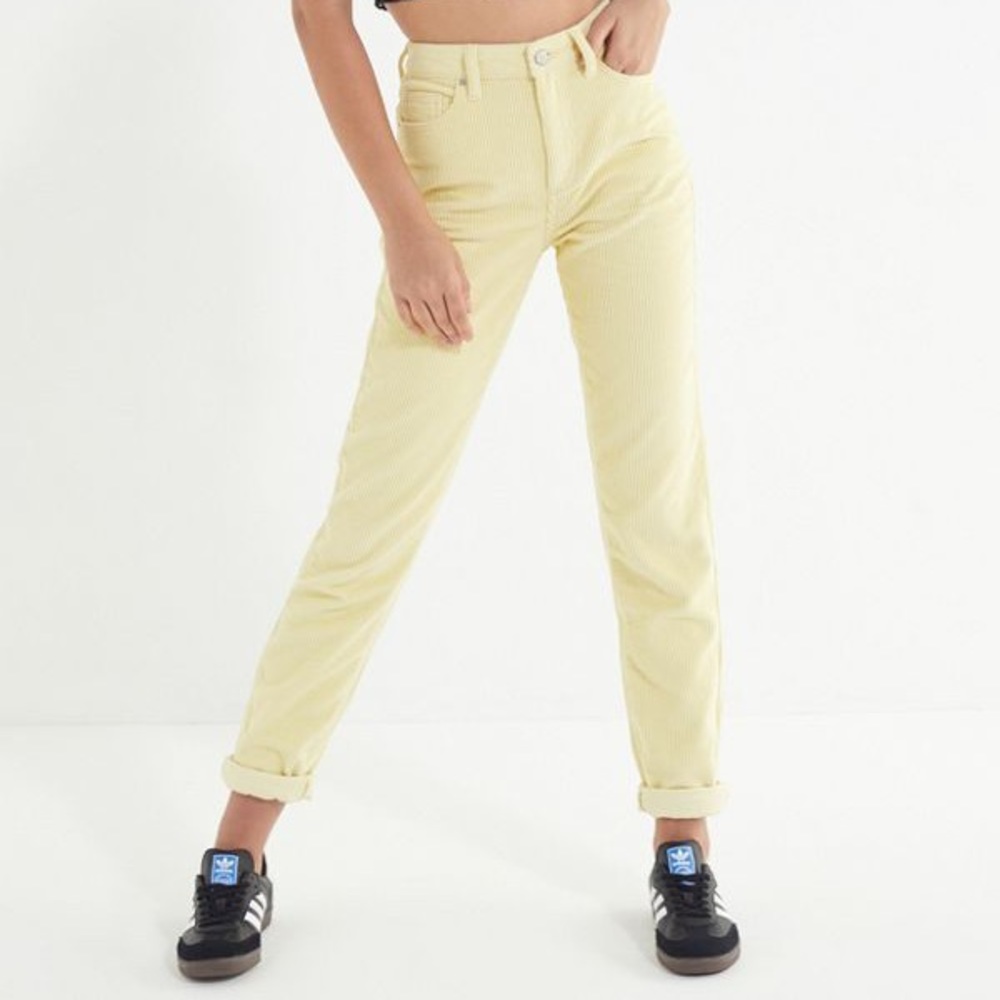 Yellow BDG High Rise Jeans
